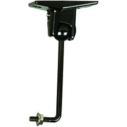 OmniMount Stainless Steel Speaker Mount for Ceiling (Black)