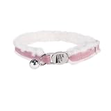 Savvy Tabby Sherpa Cat Collar 8-12 In Pink
