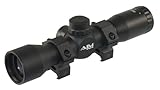 Aim Sports 4X32 Compact Rangfinder Scope with Rings