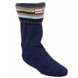 Hunter Kid's Striped Cuff Welly Sock