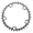 SRAM Red-PG 2x alloy chainring, 110BCD x 34t (TGA)