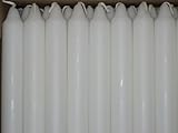 Set of 72 White Taper Candles 4 inch burn 3 hours