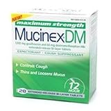 MUCINEX DM MAX TABS E/R 1200MG , EXTENDED RELEASE MAX STRENGT 28 TAB