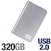 Western Digital My Passport Essential 320 GB USB 2.0 Portable Hard Drive WDMES3200TN (Cool Silver)