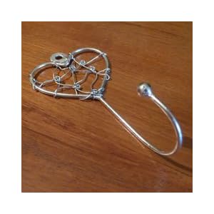 Recycled iron single heart hook