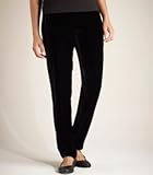 IMAGE OF Eileen Fisher Slim Pant in Washable Velvet