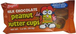 Boyer Peanut Butter Cups 1.6oz 24ct by Boyer