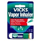 Search : Vicks Vapor Inhaler Soothing Vicks Vapors, Nasal Decongestant - 12 Pc
