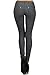 ICONOFLASH Women's Jeggings Pull On Slimming Cotton Jean Like Leggings (Gray, Medium)