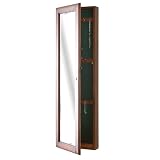 Brown Wall-mount Jewelry Mirror