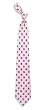 New York Yankees Pink Pattern Silk Tie