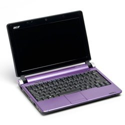 Acer Aspire One AOD250-1622 Netbook, Atom N280 1.66GHz, 1GB, 160GB, 10.1âTMâTM LED-Backlit, Windows 7 Starter (Purple) - Refurbished
