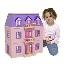 Melissa & Doug Wood Furnished Mansion