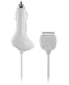 U-Bop Multi-voltage Car Charger (White) For Apple iPod 2008 Models: Nano Chromatic , iPod Touch 2 Series , New Ipod Classic & Apple iPhone 3G, 3GS