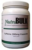 NutraBulk-Caffeine 200mg, 1000 Capsules