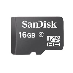 SANDISK 16GB MICRO SD MEMORY CARD WITH JEWEL CASE BULK PKG -