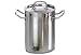 ELO 65916 Profi Cristal Extra Thick Stainless Steel Encapsulated Double Base 5-Quart Asparagus Pot with Lid