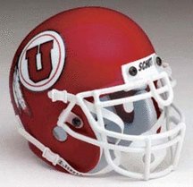Schutt Utah Utes Red Replica Helmet