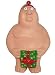 4" Family Guy Naked Peter Griffin with Gift Christmas Figure Ornament