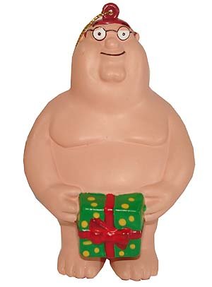 3" Family Guy Nude Peter Griffin Christmas Ornament #FG0100