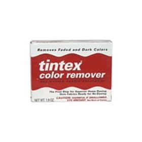 Tintex Powder Dye Color Remover - 1.9 Oz Pre Dyeing Fabric Treatment