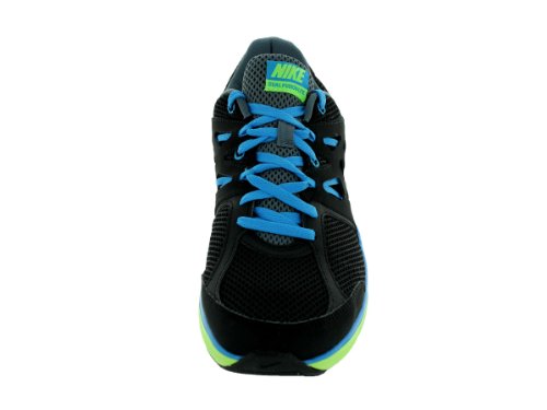 Nike Men's Dual Fusion Lite Black/Armry Slt/Bl Hr/Flsh Lm Running Shoe 10.5 Men US Review