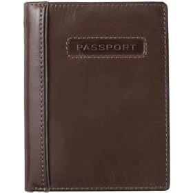 Fossil Wallets - Trent Passport Case (Color: Dark Brown)