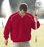 Microfiber Windshirt with White Piping and Trim
