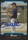 Jared Wells, San Diego Padres, 2004 Bowman First Year Autographed Card