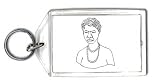 Keychain with Australia, man, chain, 