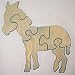 Wooden Educational Jig-Saw Puzzle - Donkey