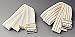 - 	 Transfer Belts - White With Blue & Red Pinstripes - FREE SHIPPING