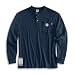 Carhartt Men's Flame Resistant Long Sleeve Henley T-Shirt Size 2XL