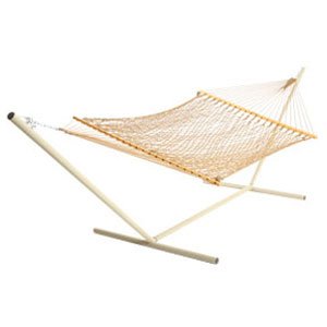 Pawleys Island Large DuraCord Rope Hammock, Taupe