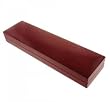 Bracelet Gift Box REAL Mahogoney Wood & White Leather Insert - VERY ELEGANT