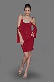 Maroon Rhinestone Sleeve Dresses by eDressMe new york