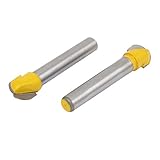 uxcell ボックスビット メタル製ビット　ルータービット　カッター　大工用　2本入　グレー