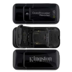 Childrens Toyshop  Electronics : Kingston Data Traveler Reader 2GB Flash Drive and Memory Card Reader (DTCR/2GB)