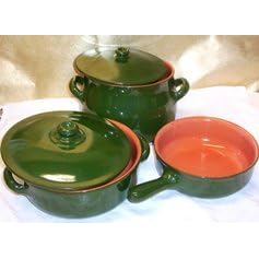 Piral Terracotta Green 5 Piece Cookware Set