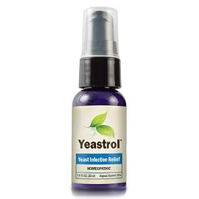 Yeastrol Natural Homeopathic Relief from Yeast Infections 6 ~ Spray Bottles