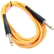 Rockburn 10 foot with Moulded 1 inch Jacks Guitar Lead - Peach