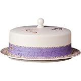 Wedgwood Sarah's Garden Covered Butter Dish Blue