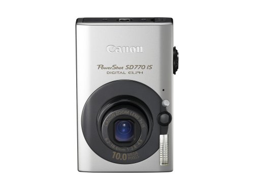 Canon PowerShot SD770IS 10MP Digital Camera with 3x Optical Image Stabilized Zoom (Black) image