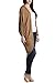 82 Days Women'S Hacci Open Front Long Sleeves Kimono Style Long Cardigan - Solid