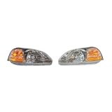 1996 - 1998 Honda Civic Headlight Set LH Driver and RH Passenger Headlights 96 97 98... by Eagle Eye Lights