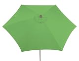 H.G.IMPORT 599128 Sonnenschirm Push up, lemongruen