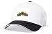 Embroidered White Cap - sunflower & apple swag