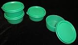 Tupperware Mini Snack Cup Green Set of 4
