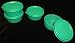 Tupperware Mini Snack Cup Green Set of 4