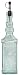Spanish Recycled Glass Oil Bottle 8.75"H Set of Two